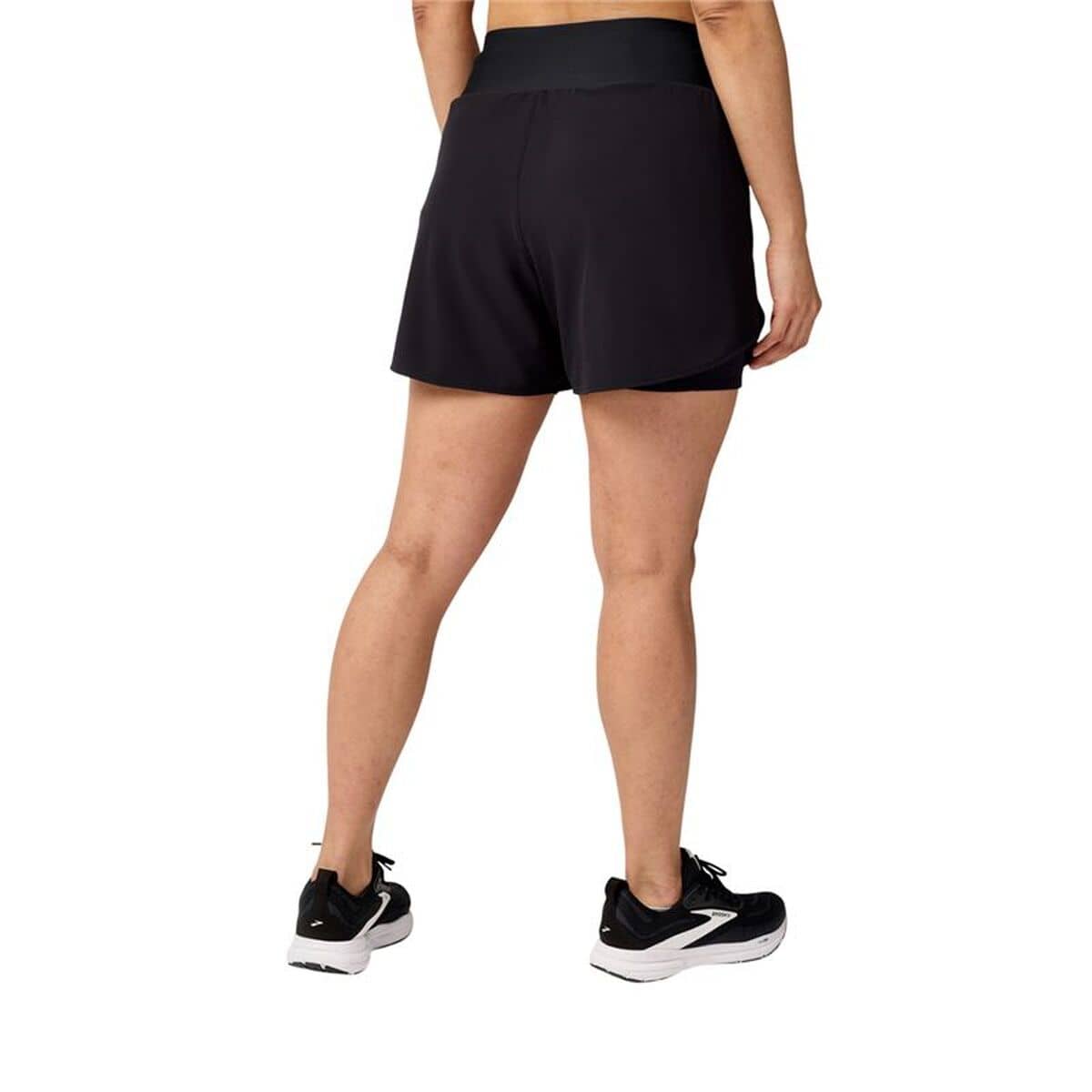 Pantalones Cortos Deportivos para Mujer Brooks Chaser 5" 2-In-1 20 Negro