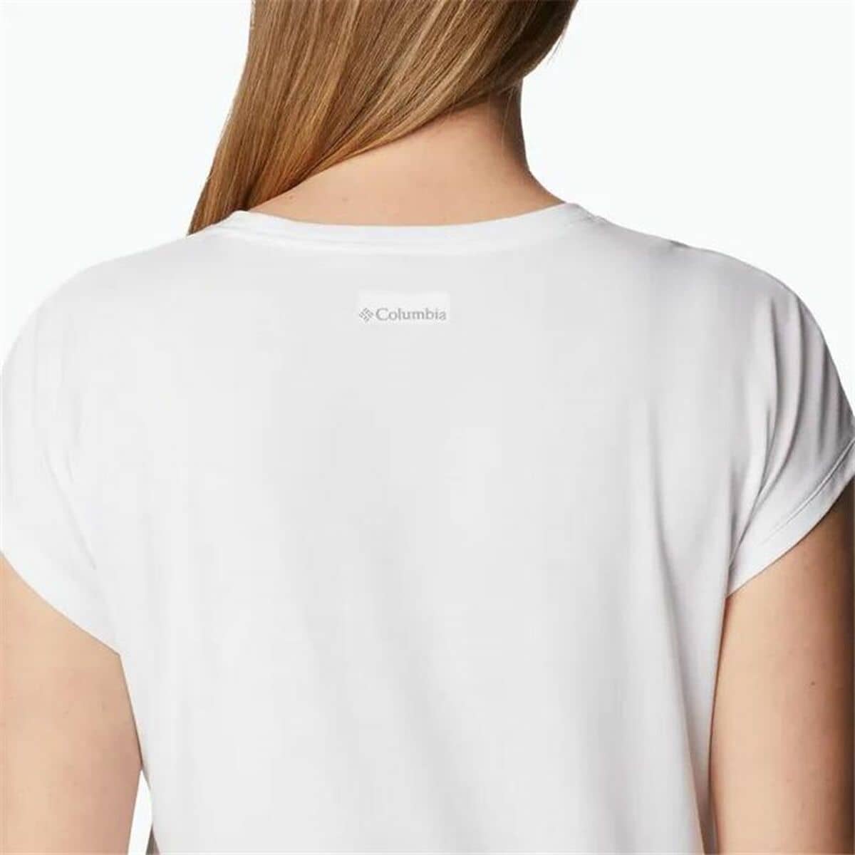 Camiseta de Manga Corta Mujer Columbia Trek™ Blanco