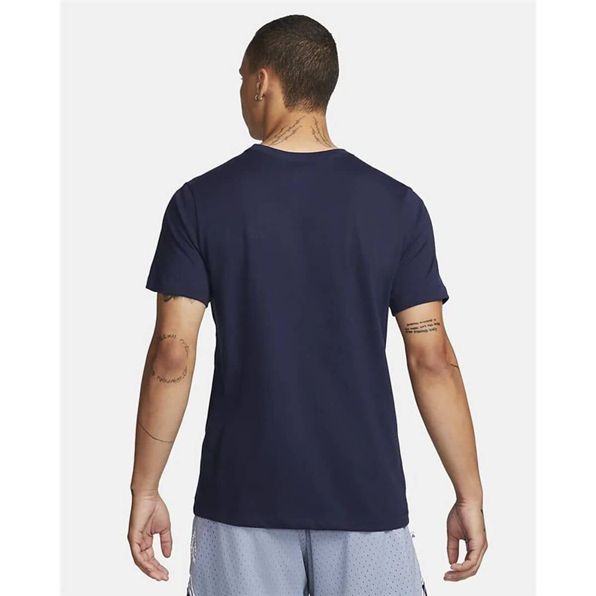Camiseta de Manga Corta Hombre Nike Giannis Azul oscuro
