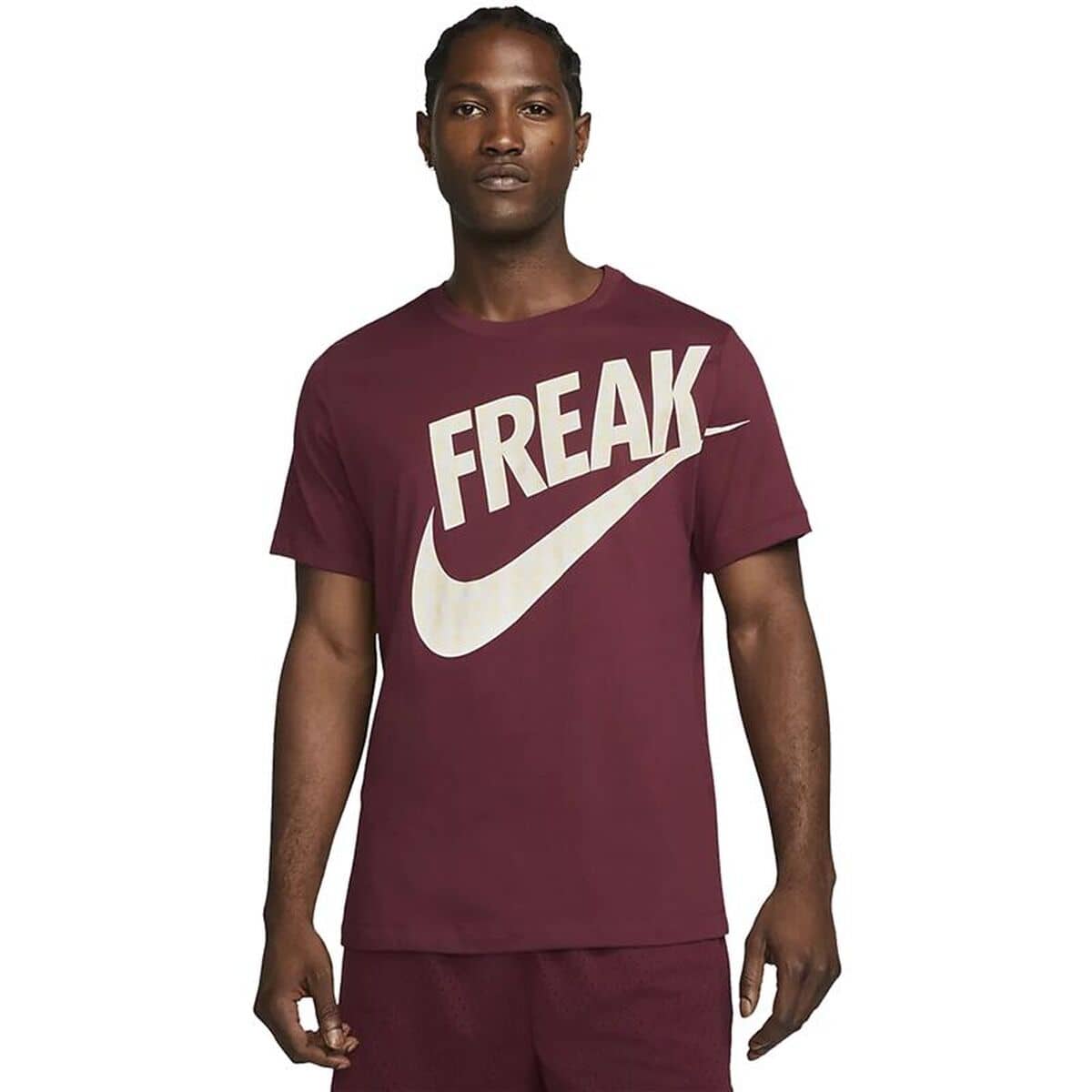 Camiseta de baloncesto Nike Gianni Rojo Oscuro