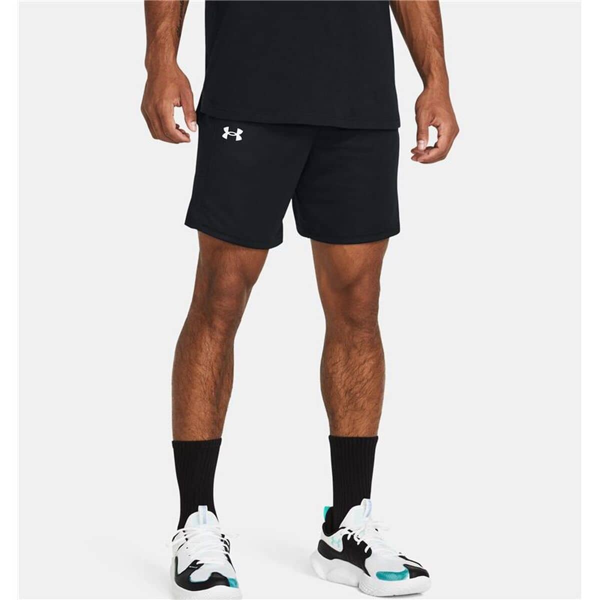 Pantalones Cortos de Baloncesto para Hombre Under Armour Baseline Negro