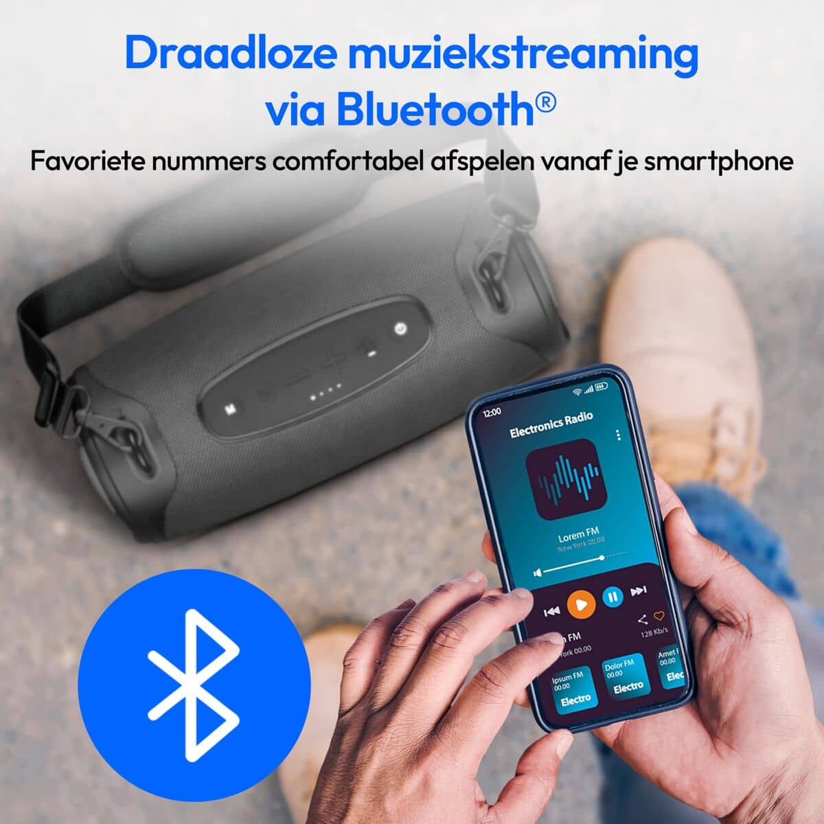 Altavoz Bluetooth Portátil Medion 50077074 Antracita (Reacondicionado A)