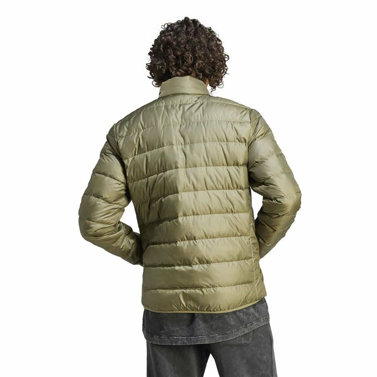 Chaqueta Deportiva para Hombre Adidas Essentials Lite Down Verde