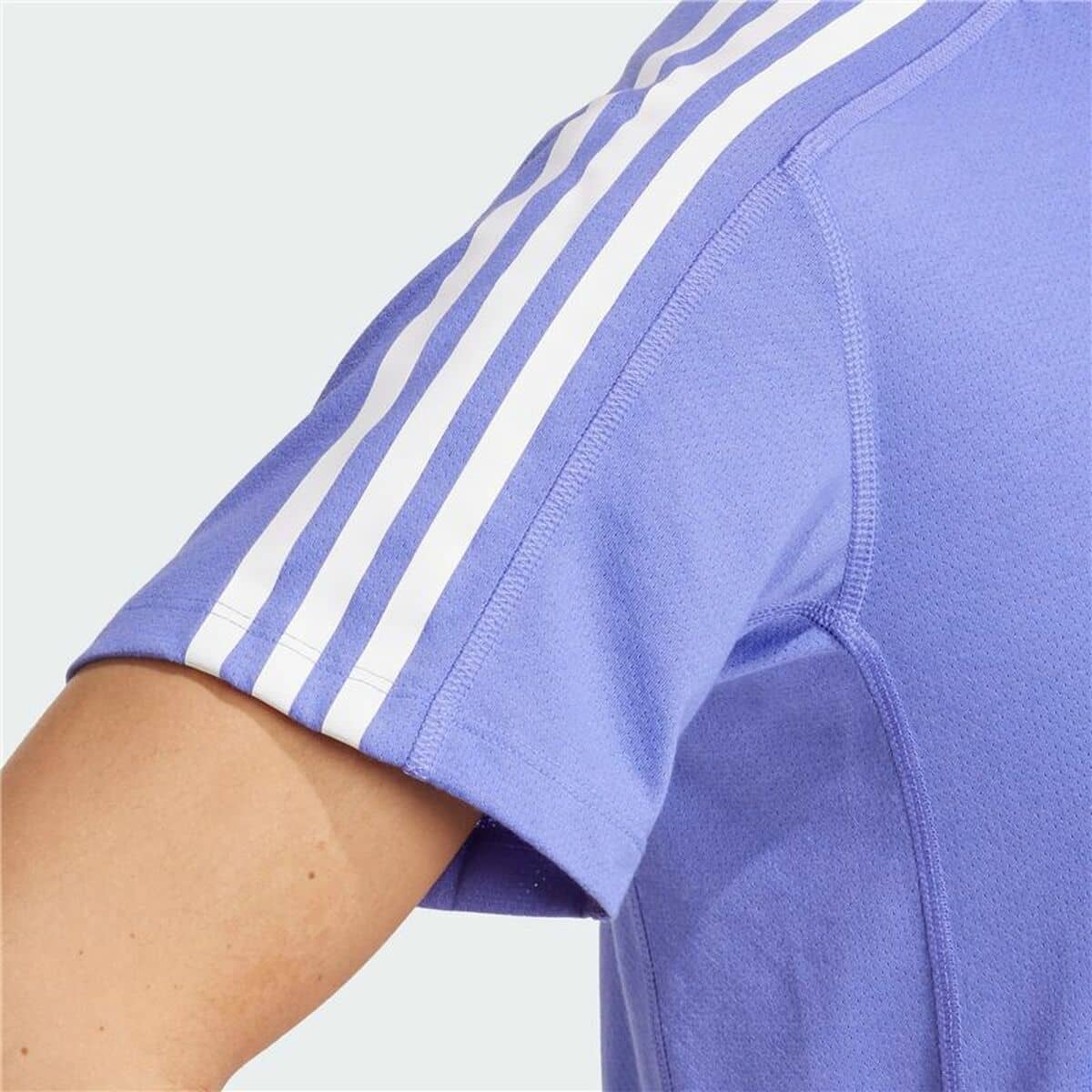 Camiseta de Manga Corta Mujer Adidas Own The Run 3 Bandas