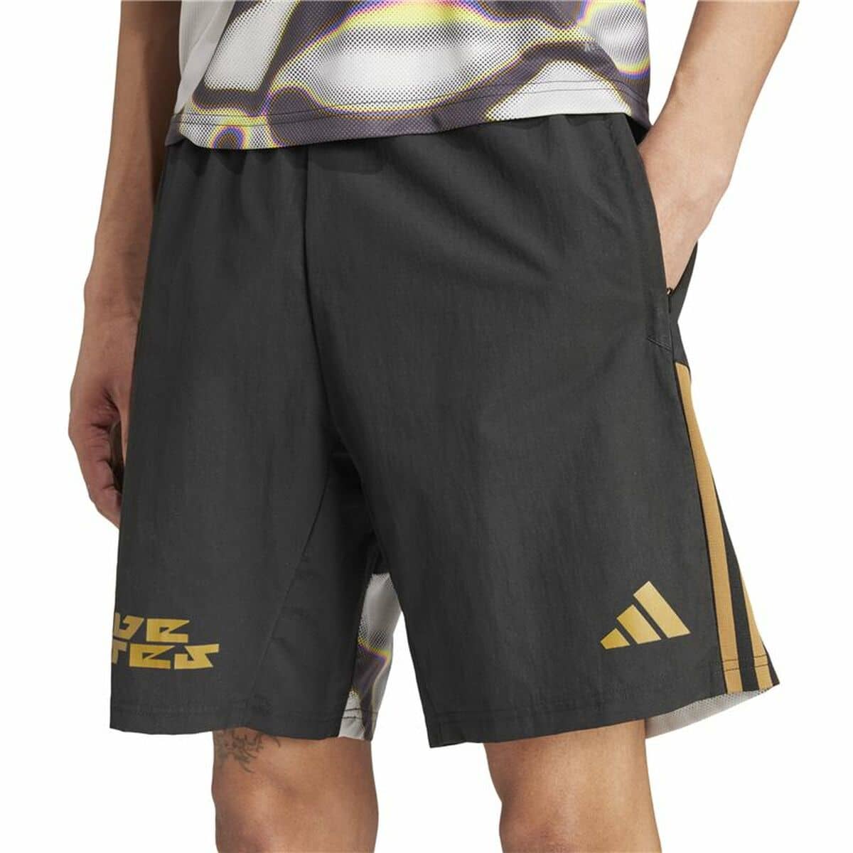 Pantalón Corto Deportivo Adidas Tiro Downtime Pride Negro