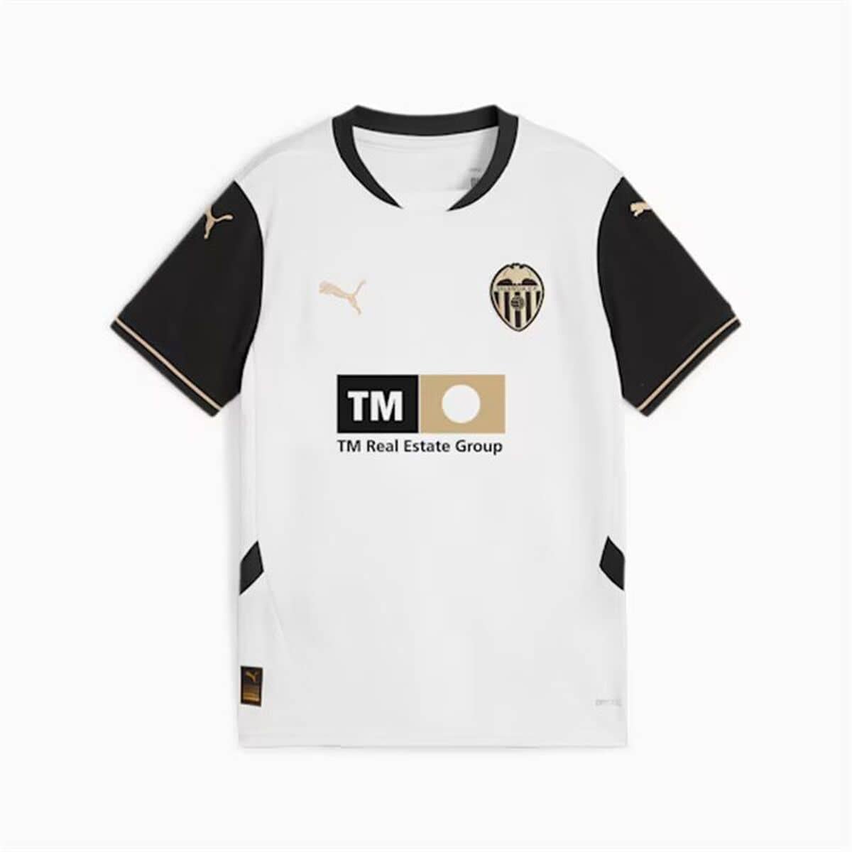 Camiseta de Fútbol de Manga Corta para Niños Puma Valencia C.F. Home Replica