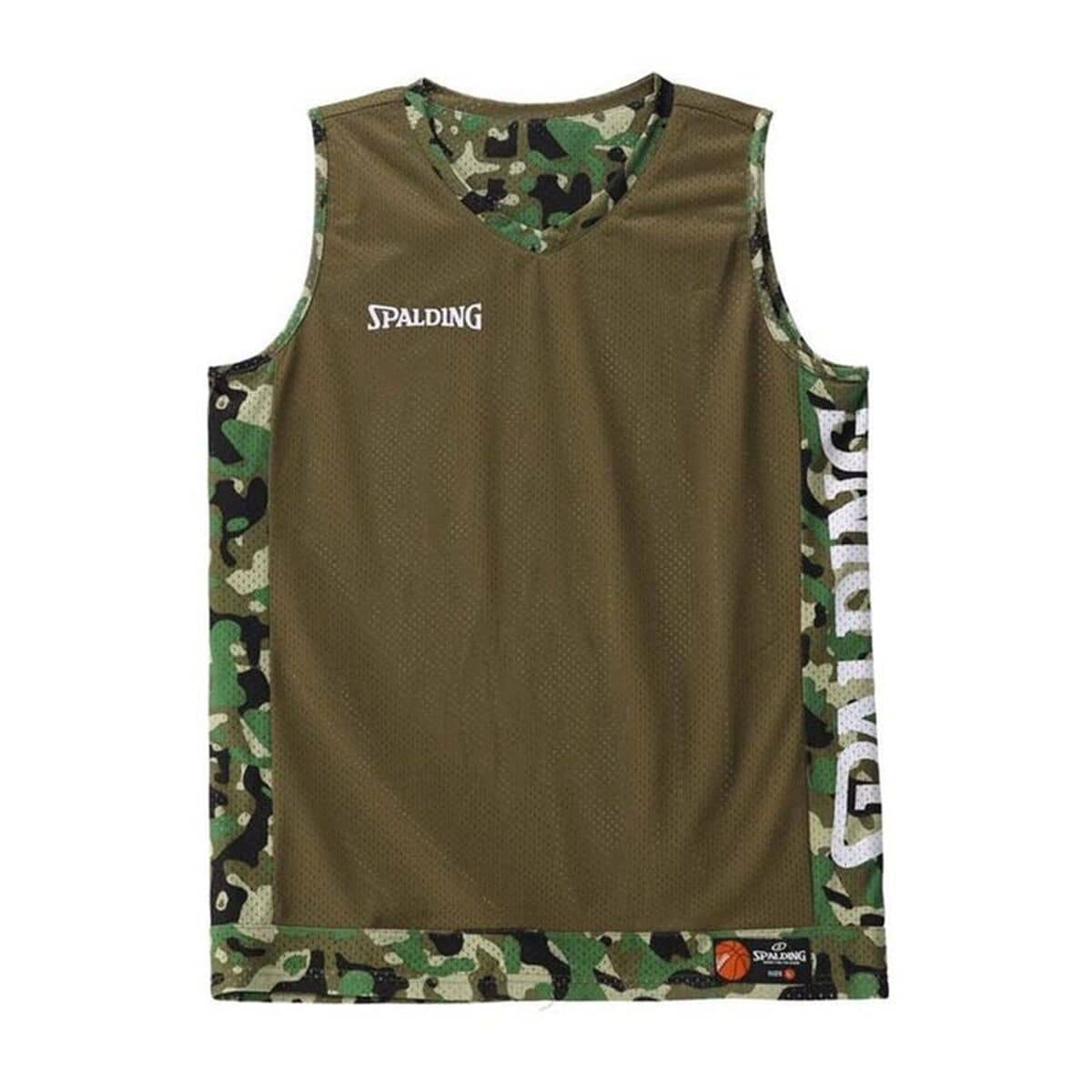 Camiseta de baloncesto Spalding Spalding Reversible Verde