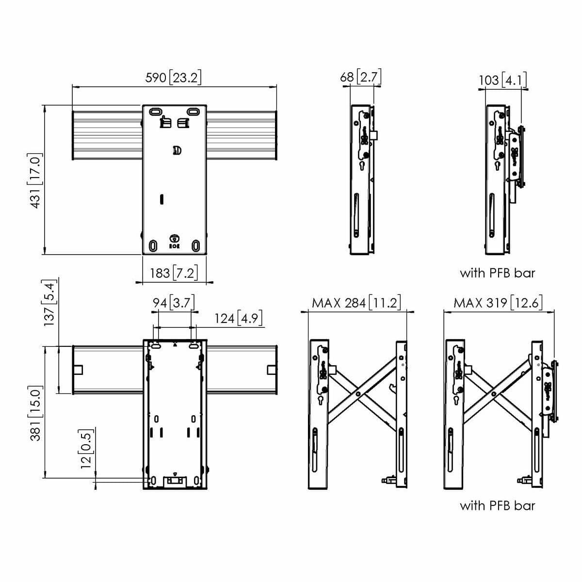 Soporte TV Vogel's 7267060