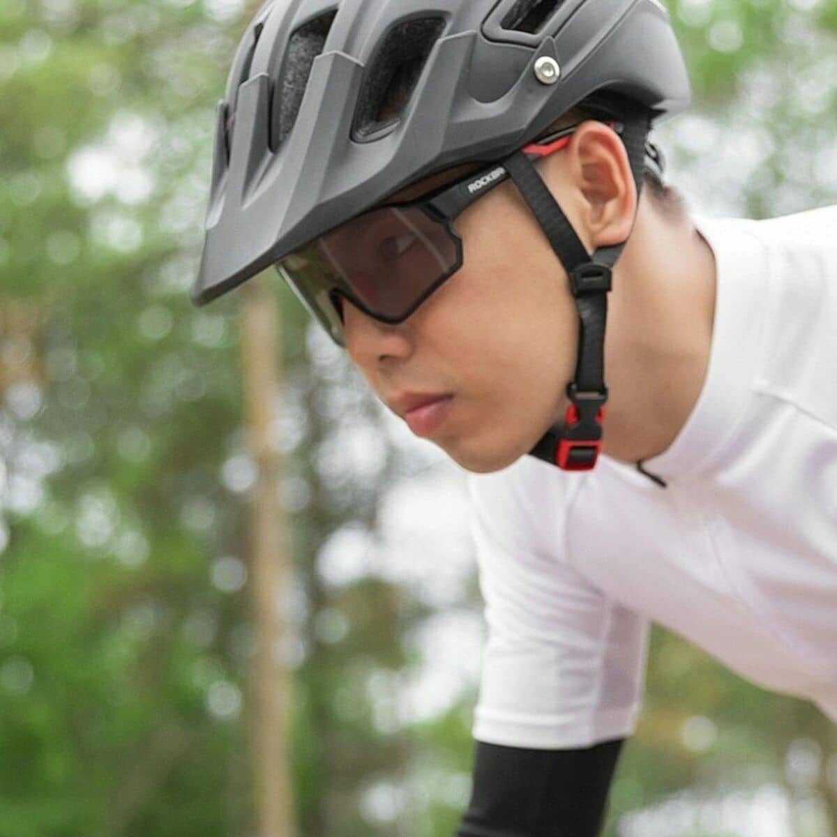 Gafas de Ciclismo Rockbros 157240 Negro Rojo