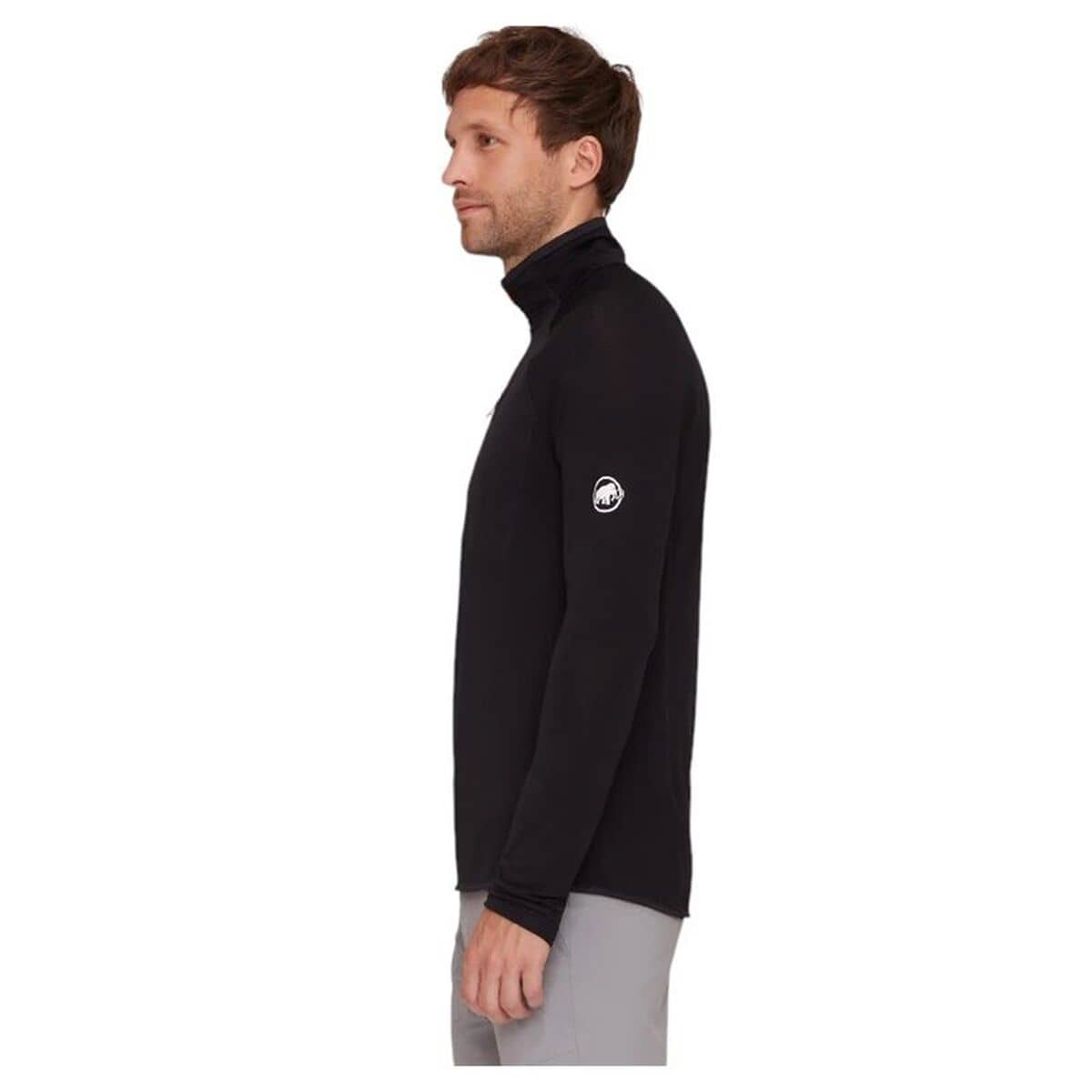 Chaqueta Deportiva para Hombre Mammut Aenergy Light Ml Half Zip Pull Negro