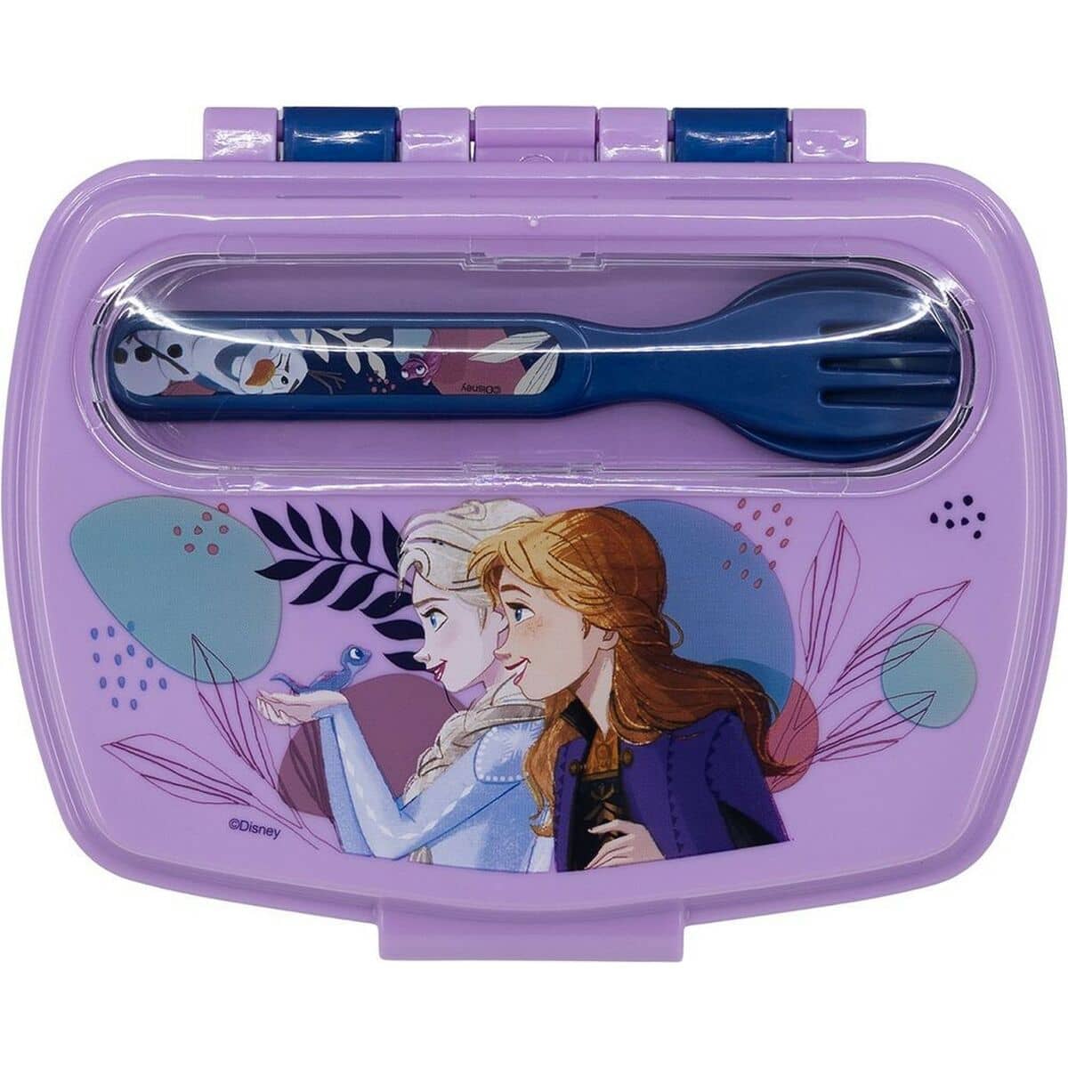 Fiambrera para Sandwich Frozen CZ11271 Azul Plástico