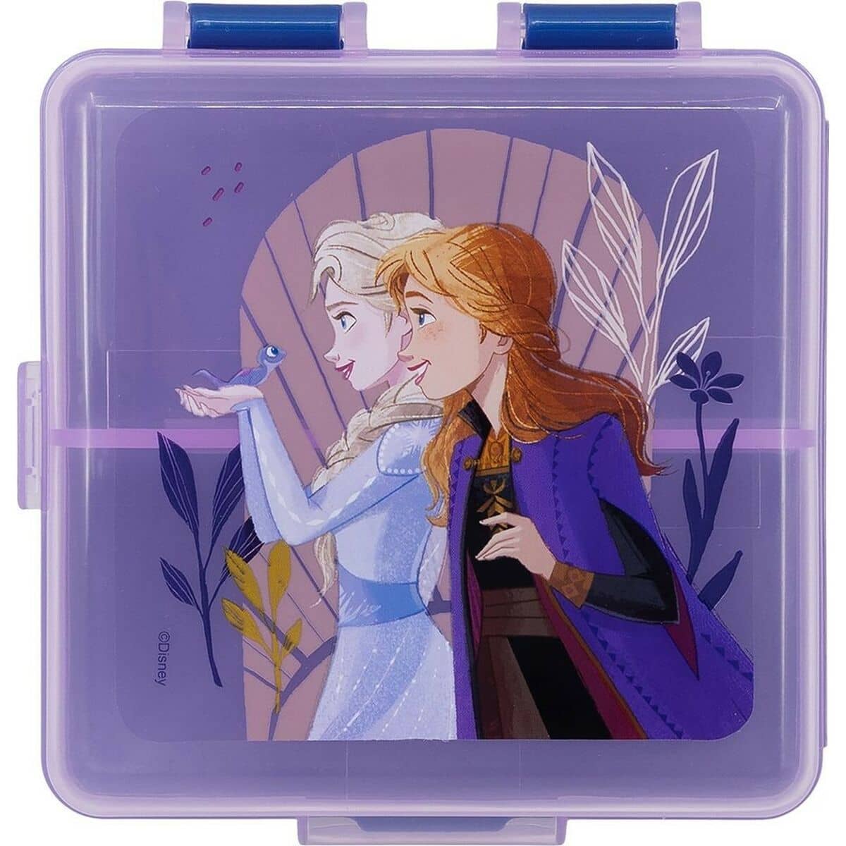 Fiambrera de Compartimentos Frozen CZ11273 Multicolor Plástico
