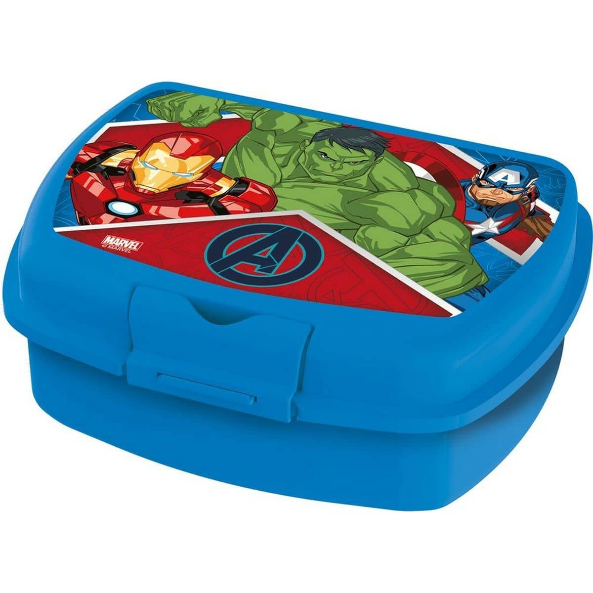 Fiambrera para Sandwich The Avengers CZ11367 Azul Plástico