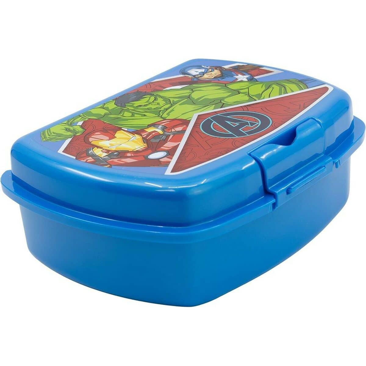 Fiambrera para Sandwich The Avengers CZ11367 Azul Plástico