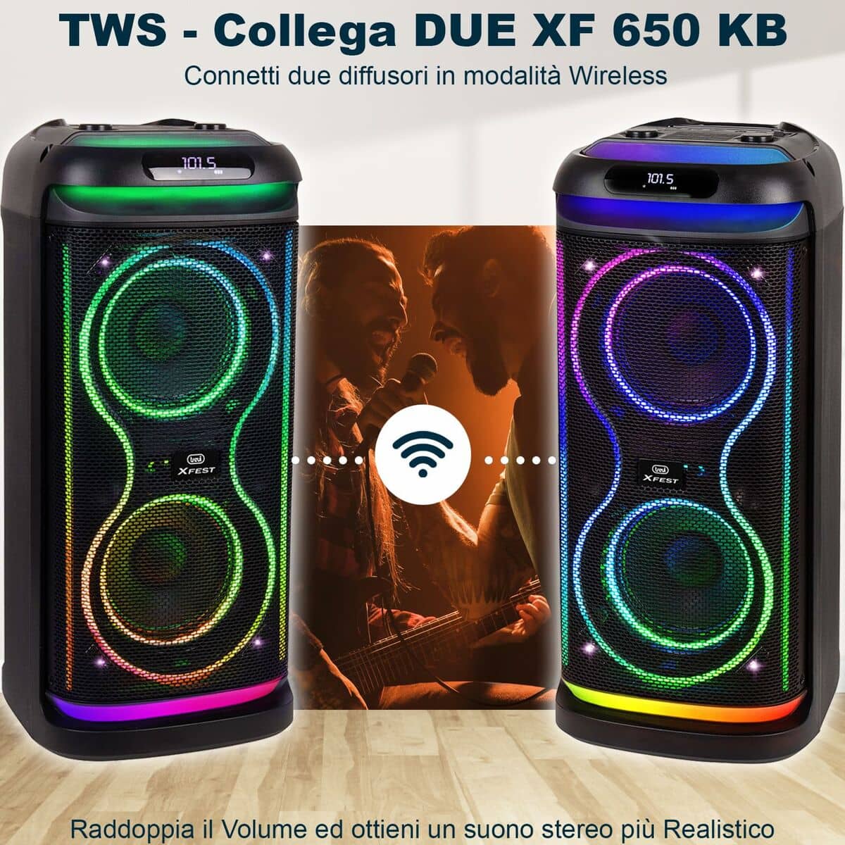 Altavoz Portátil Trevi Trevi XF 650 KB