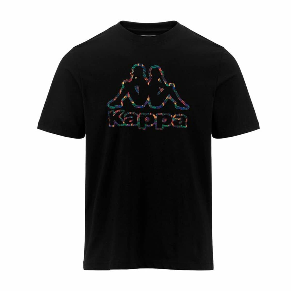 Camiseta de Manga Corta Hombre Kappa Fario Negro