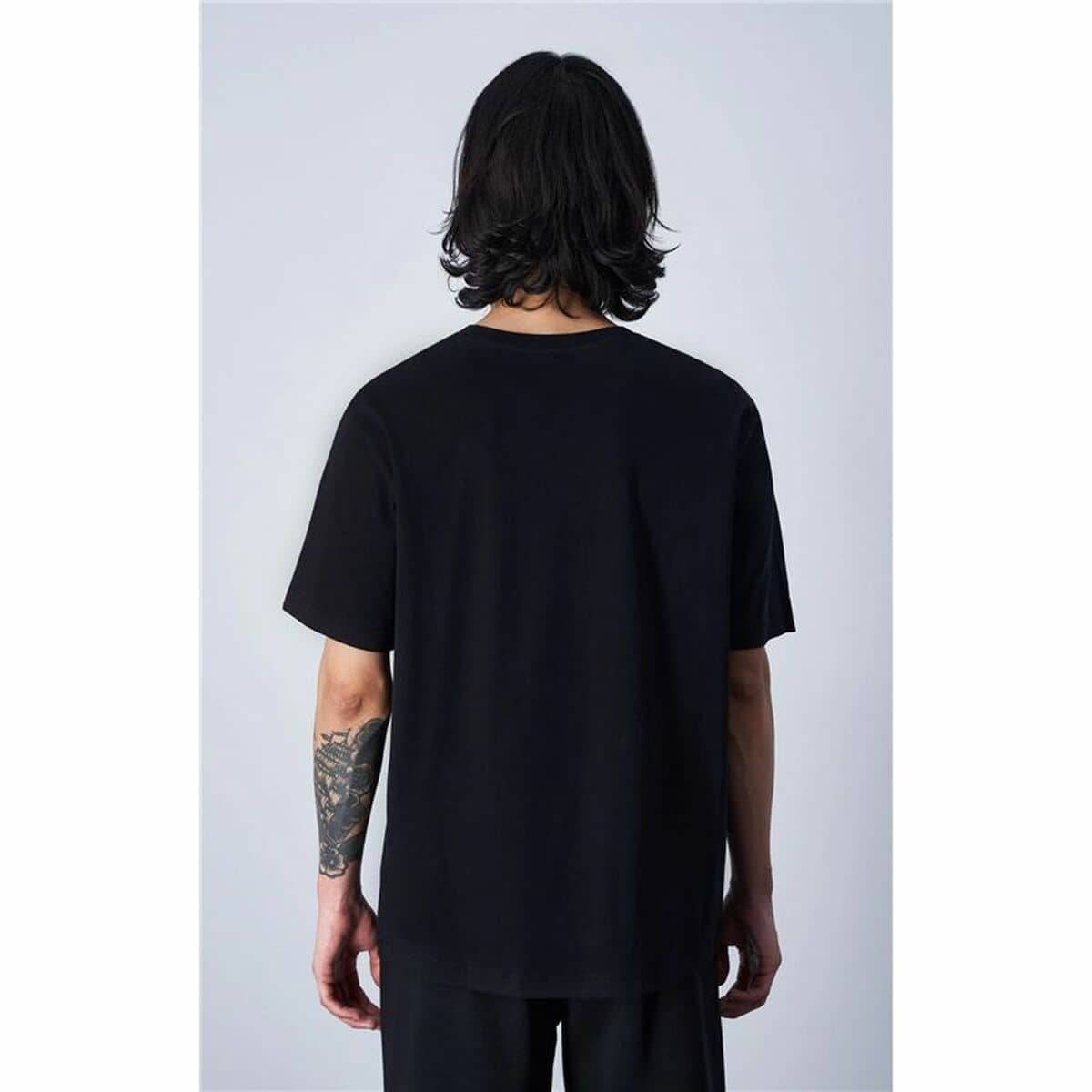 Camiseta de Manga Corta Hombre Champion Crewneck Negro