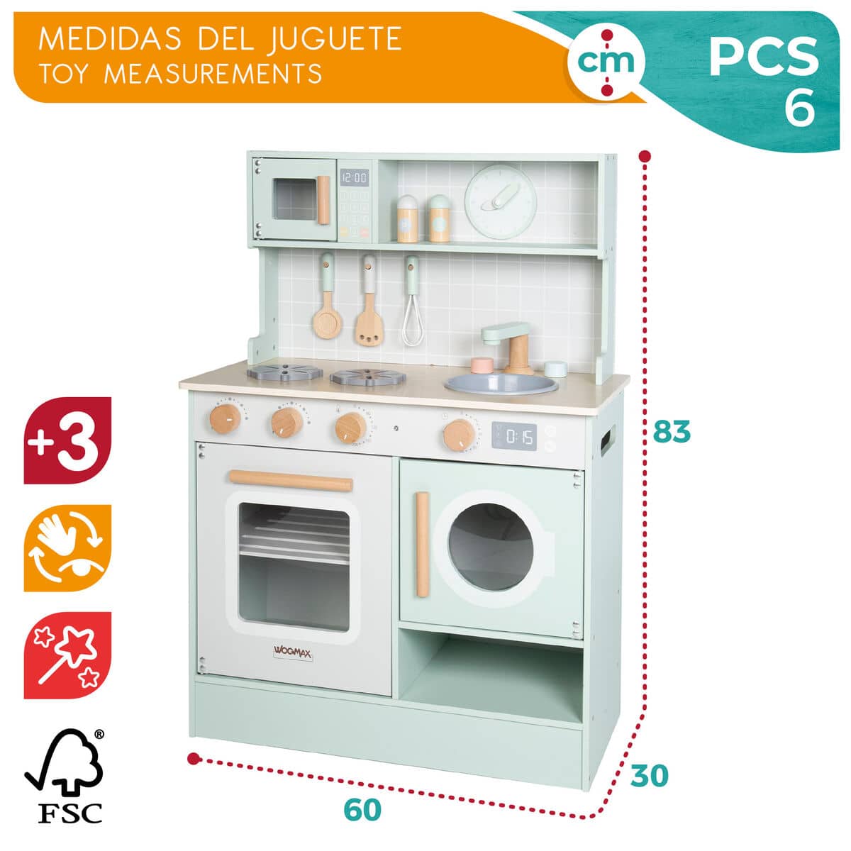 Cocina de Juguete Woomax (Reacondicionado A)