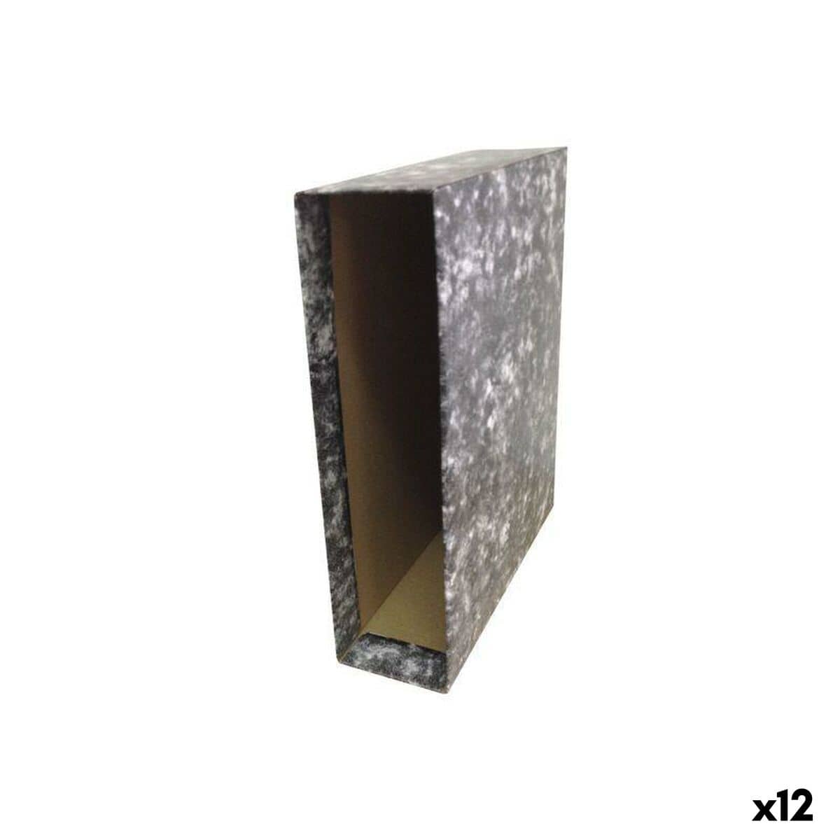 Funda para Archivador Unipapel Negro 1/4 Cartón (12 Unidades)
