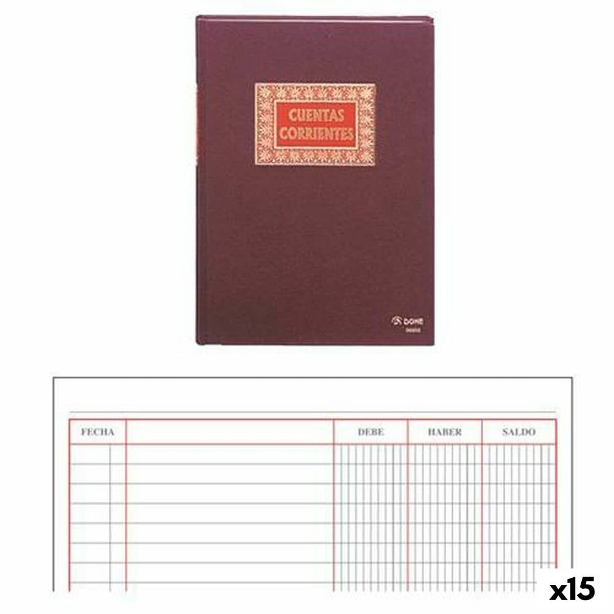 Libro de Cuentas DOHE Folio (15 Unidades)