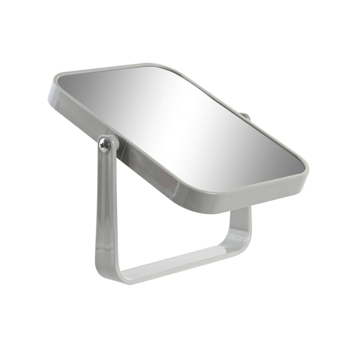 Espejo con Soporte DKD Home Decor Beige Gris Crema Poliestireno 15 x 2,5 x 19,2 cm (2 Unidades)