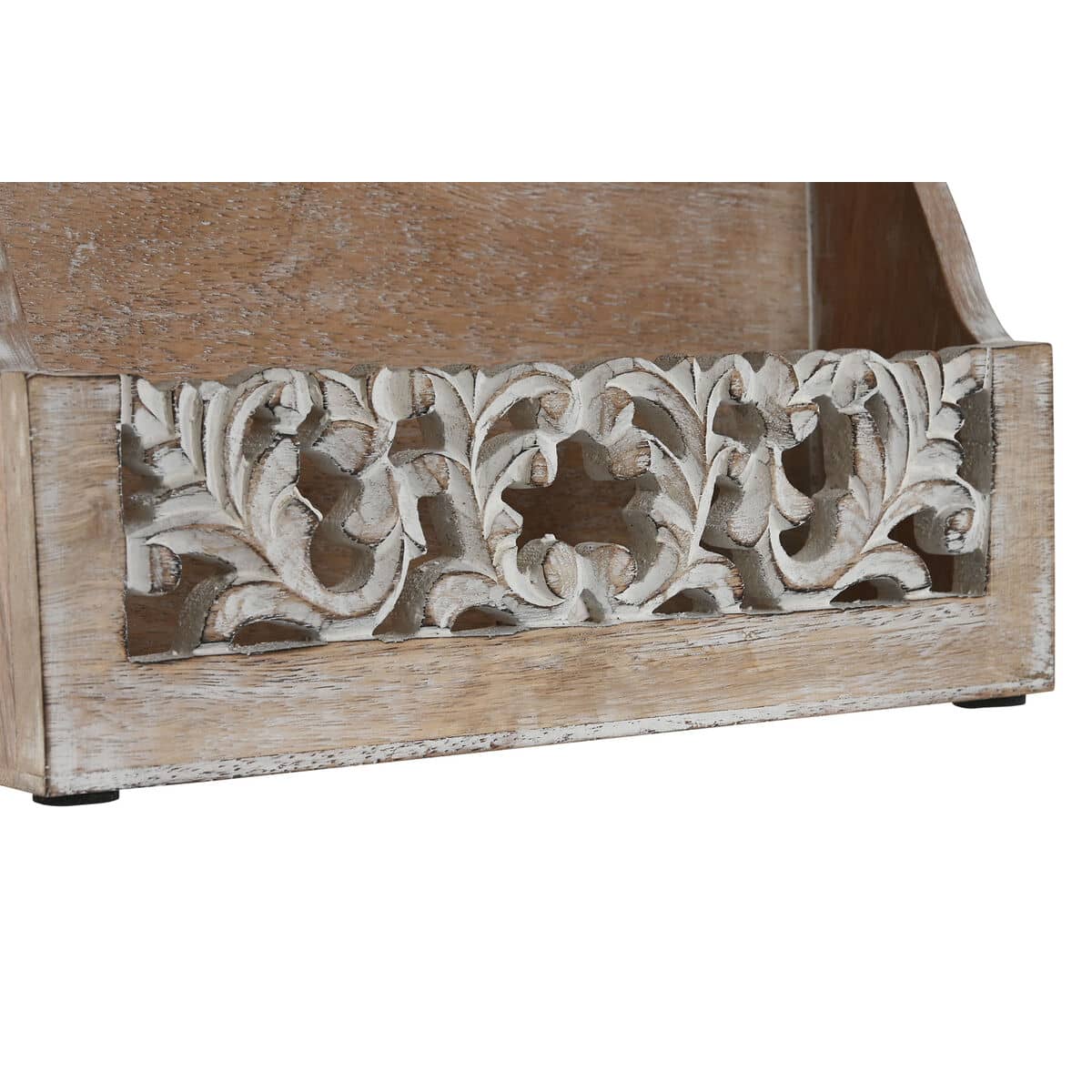 Organizador Multiusos Home ESPRIT Blanco Natural