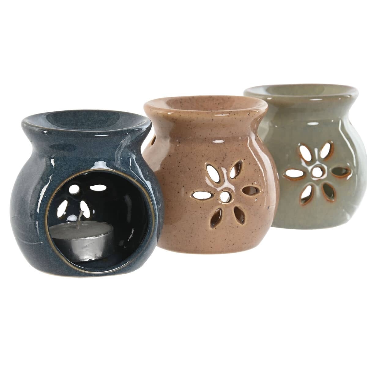 Quemador de esencias Home ESPRIT 11 x 6 x 24,5 cm (3 Unidades)