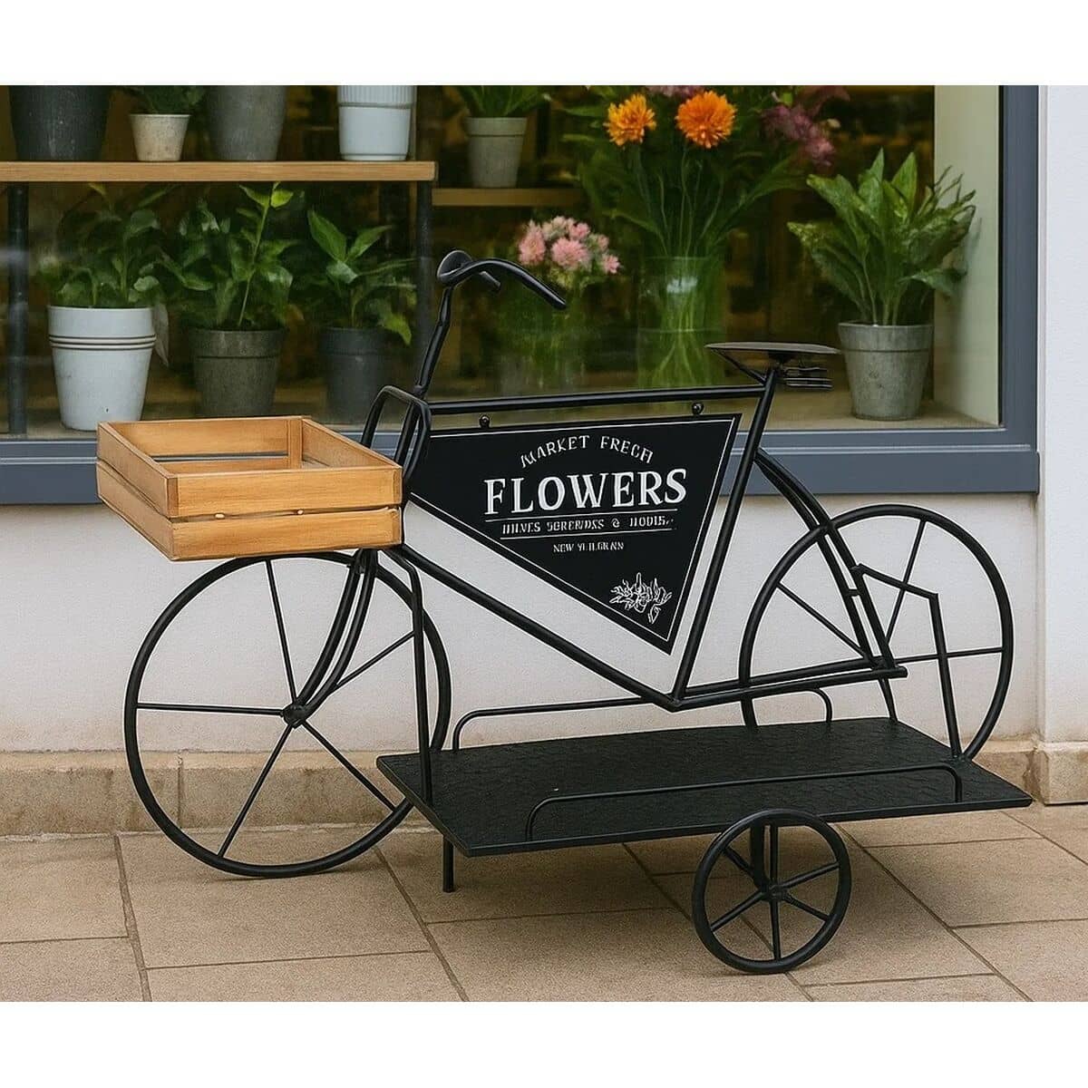 Expositor Home ESPRIT Madera Metal 131 X 62 X 83 CM