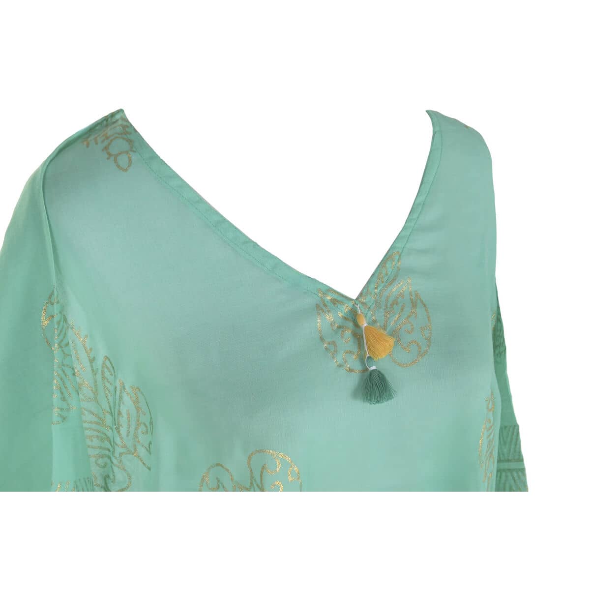 Pareo Home ESPRIT Verde Beige Dorado Coral (3 Unidades)