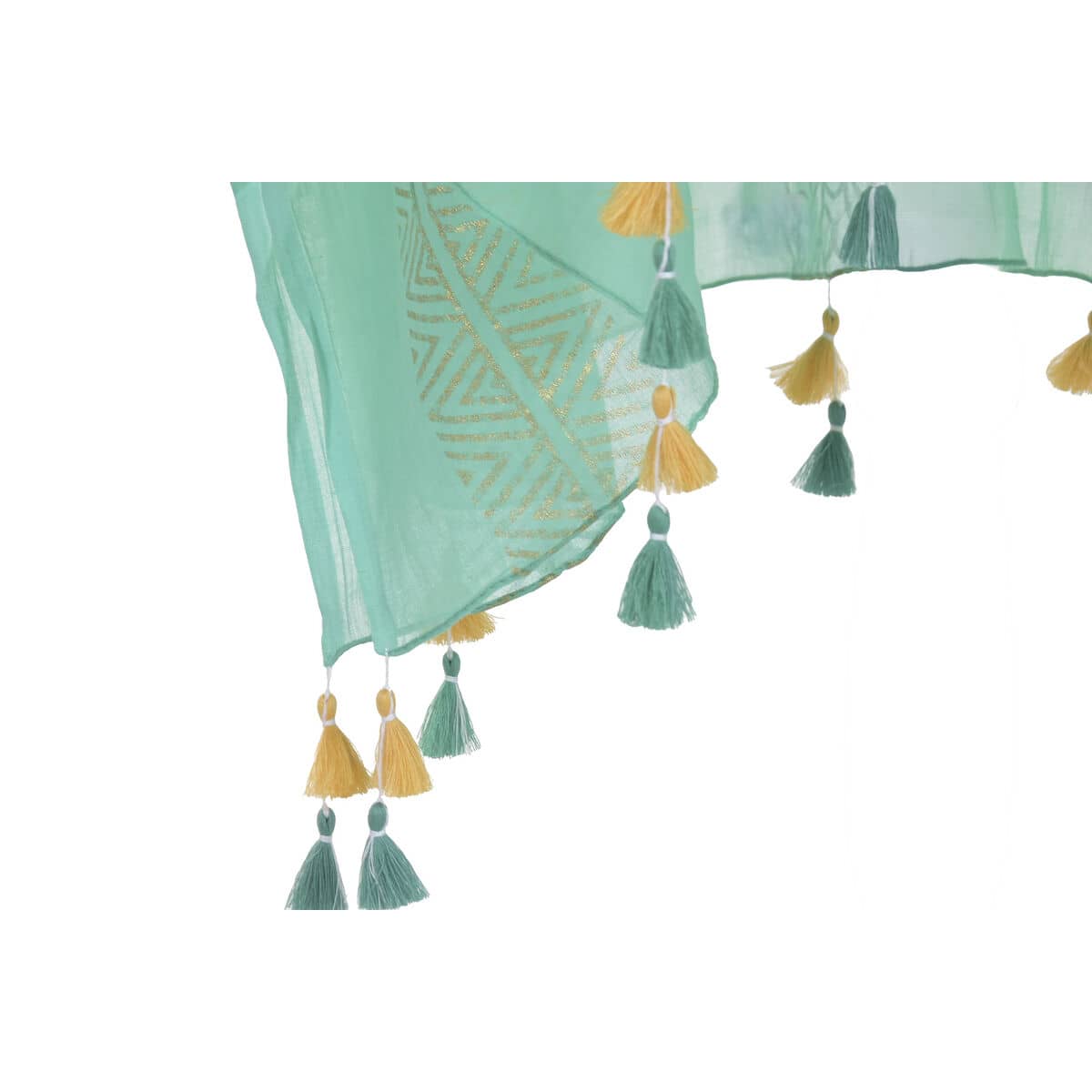 Pareo Home ESPRIT Verde Beige Dorado Coral (3 Unidades)