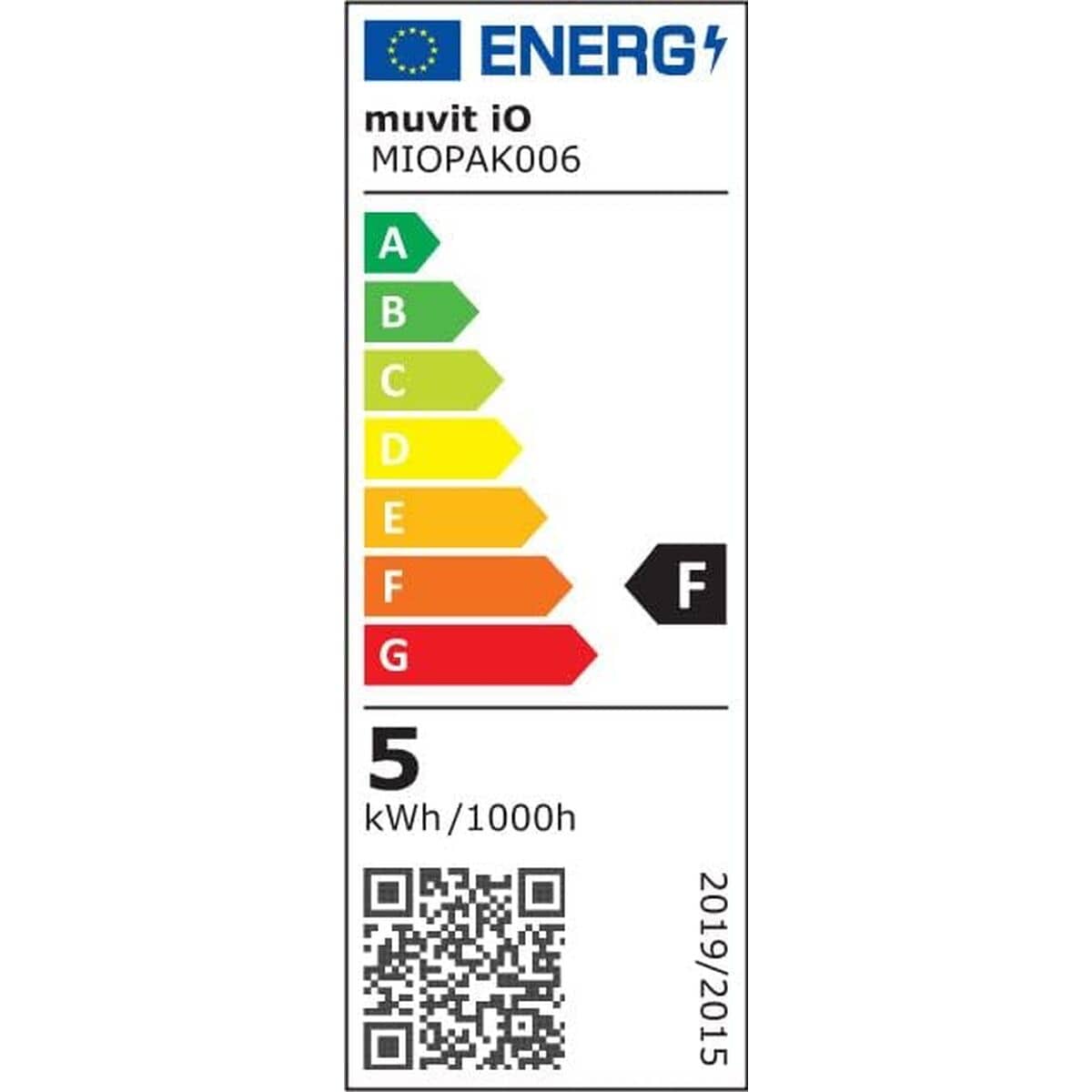 muvit iO Pack 3 Bombillas GU10 400lm, 5.5W, RGB+CCT, D50*H56