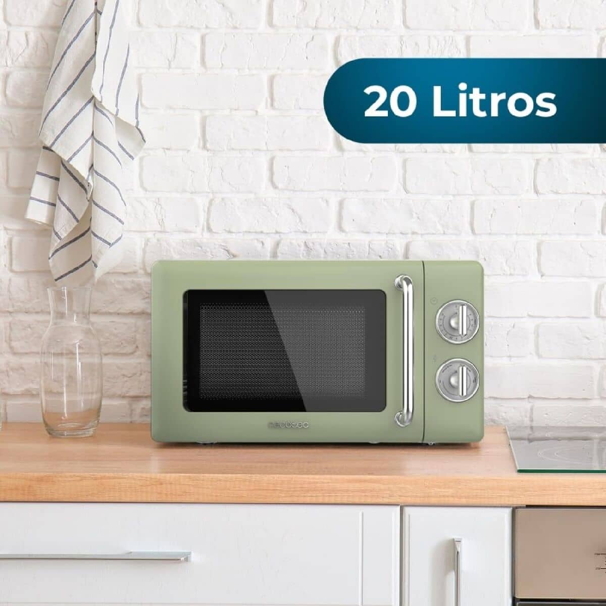Microondas Cecotec PROCLEAN 3010 RETRO Verde 700 W 20 L (Reacondicionado A)