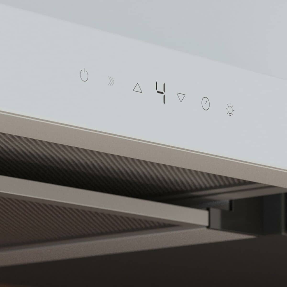 Campana Cecotec Bolero Flux TLT 605500 Blanco 490 m3/h 60 cm