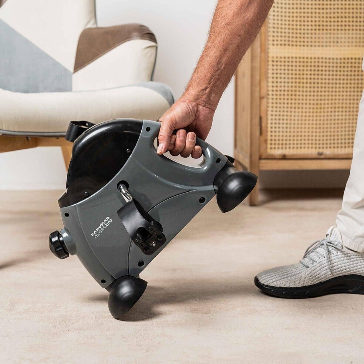 Pedaleador Estático para Piernas y Brazos con Esterilla InnovaGoods (Reacondicionado C)