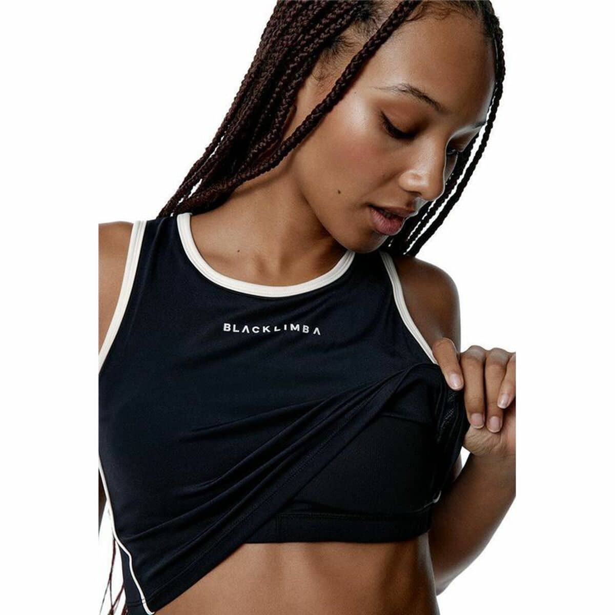 Top Deportivo de Mujer Black Limba Streamline Negro Fitness