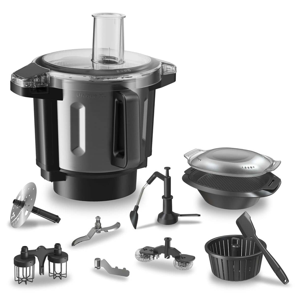 Cecotec Jarra medidora acero inoxidable Unique negra compatible Mambo accesorios cocina