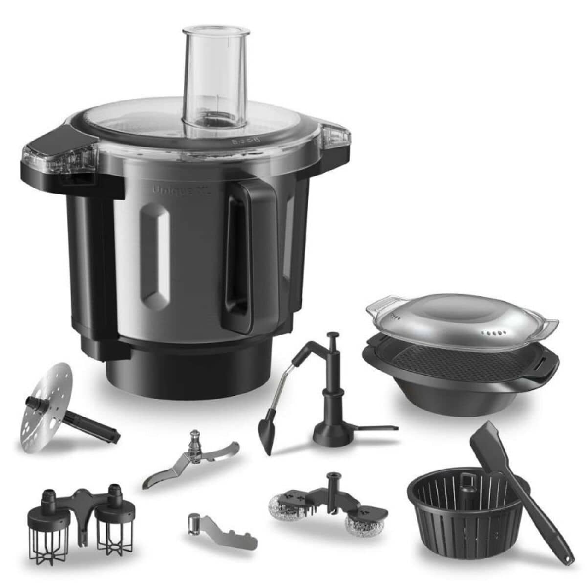 Cecotec Jarra medidora acero inoxidable Unique negra compatible Mambo accesorios cocina