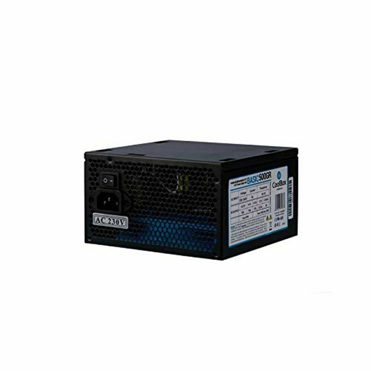 Fuente de Alimentación CoolBox COO-FA500B-BKB ATX 500 W RoHS CE