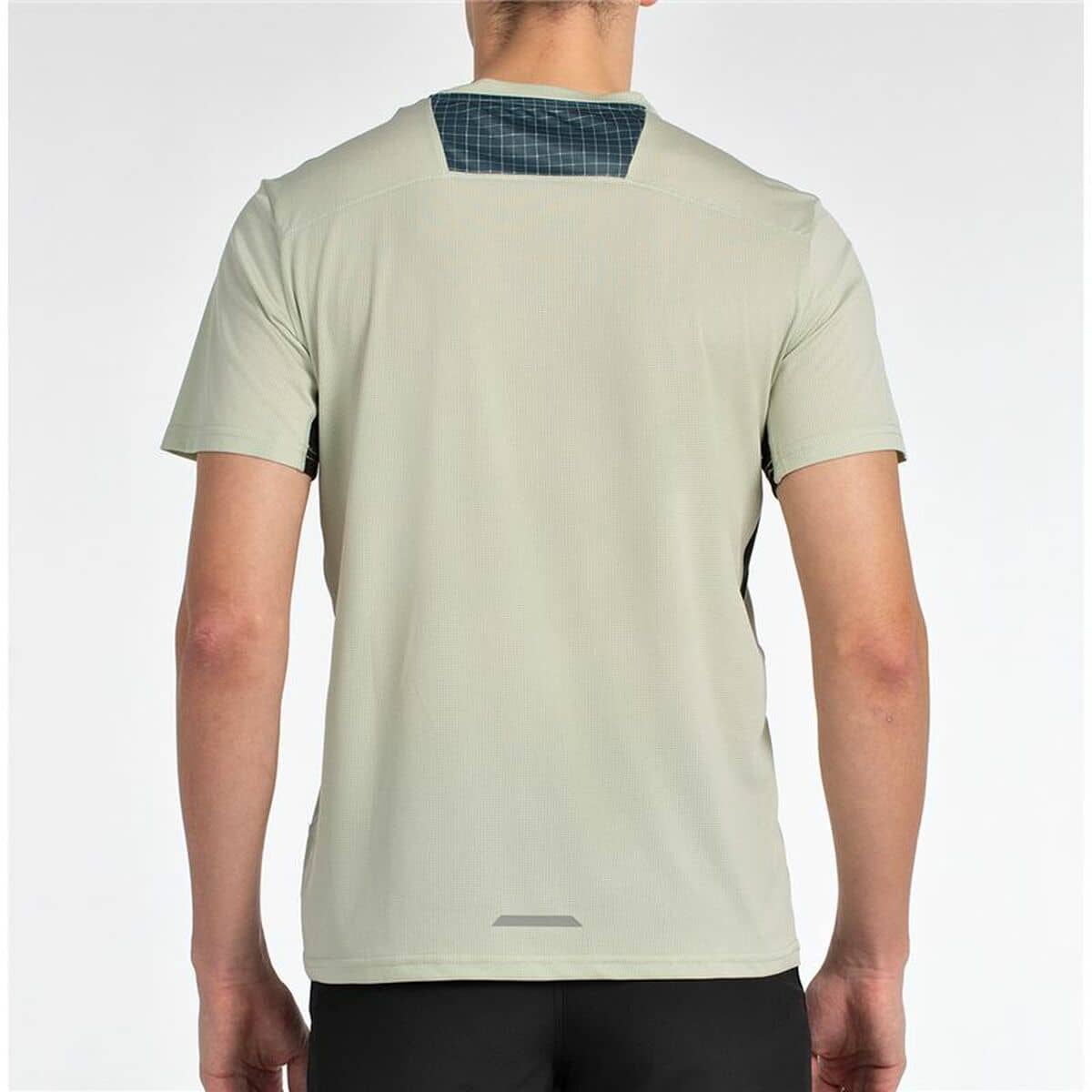 Camiseta Deportiva de Manga Corta +8000 Turqui Gris claro