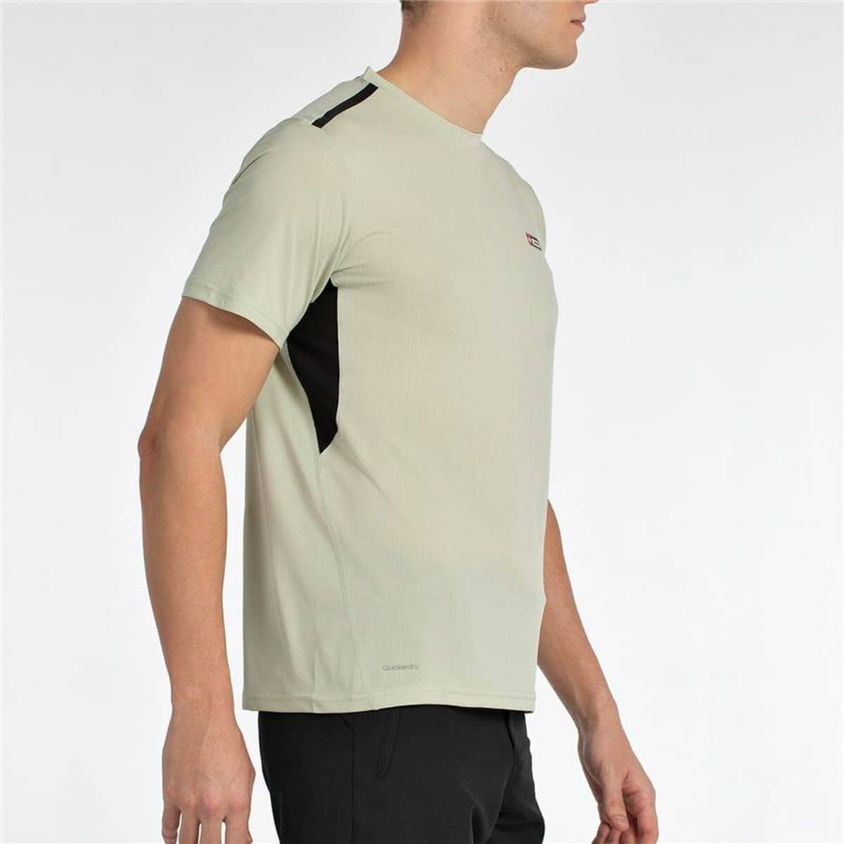 Camiseta Deportiva de Manga Corta +8000 Turqui Gris claro