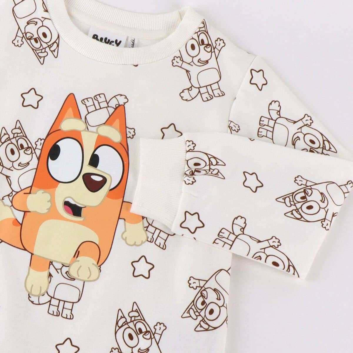 Sudadera Infantil Bluey Beige