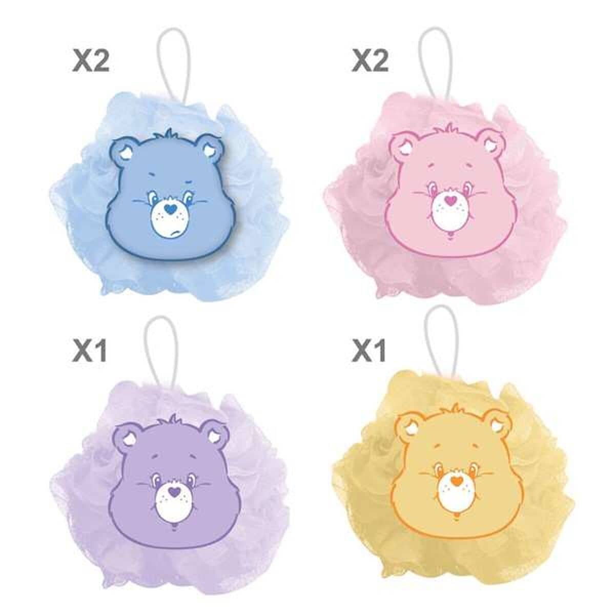 Esponja Corporal Care Bears Rosa