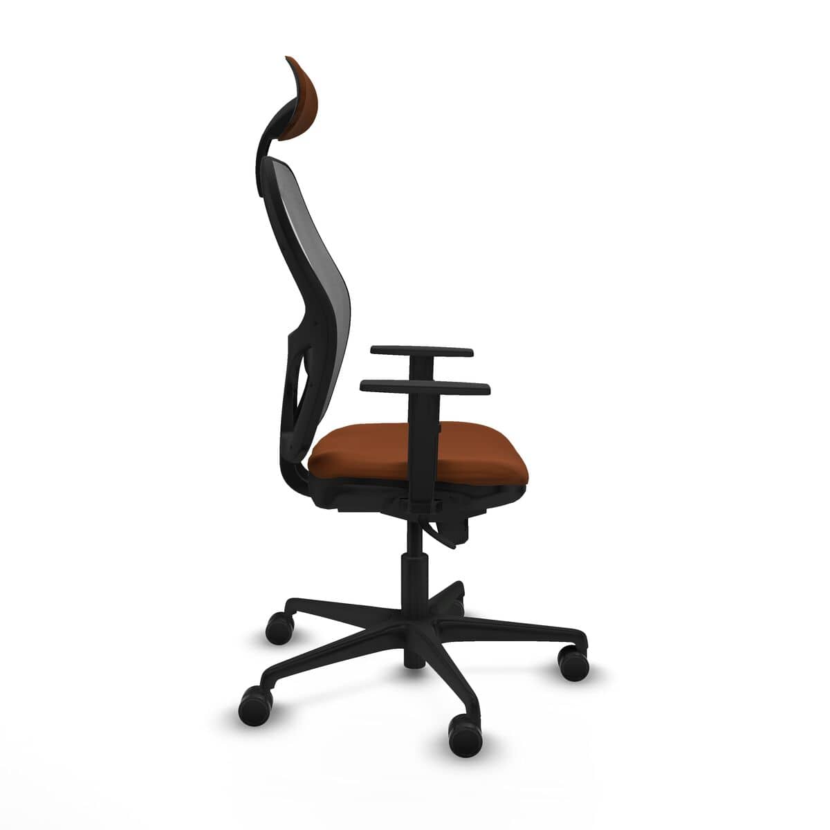 Silla de Oficina Piqueras y Crespo 1D036N1 Marrón Gris