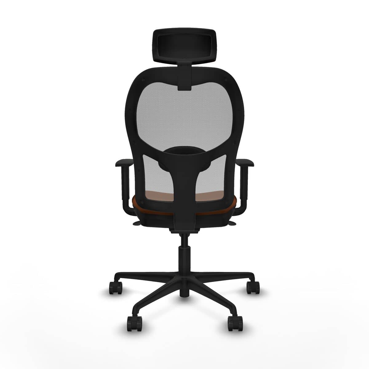 Silla de Oficina Piqueras y Crespo 1D036N2 Marrón Gris
