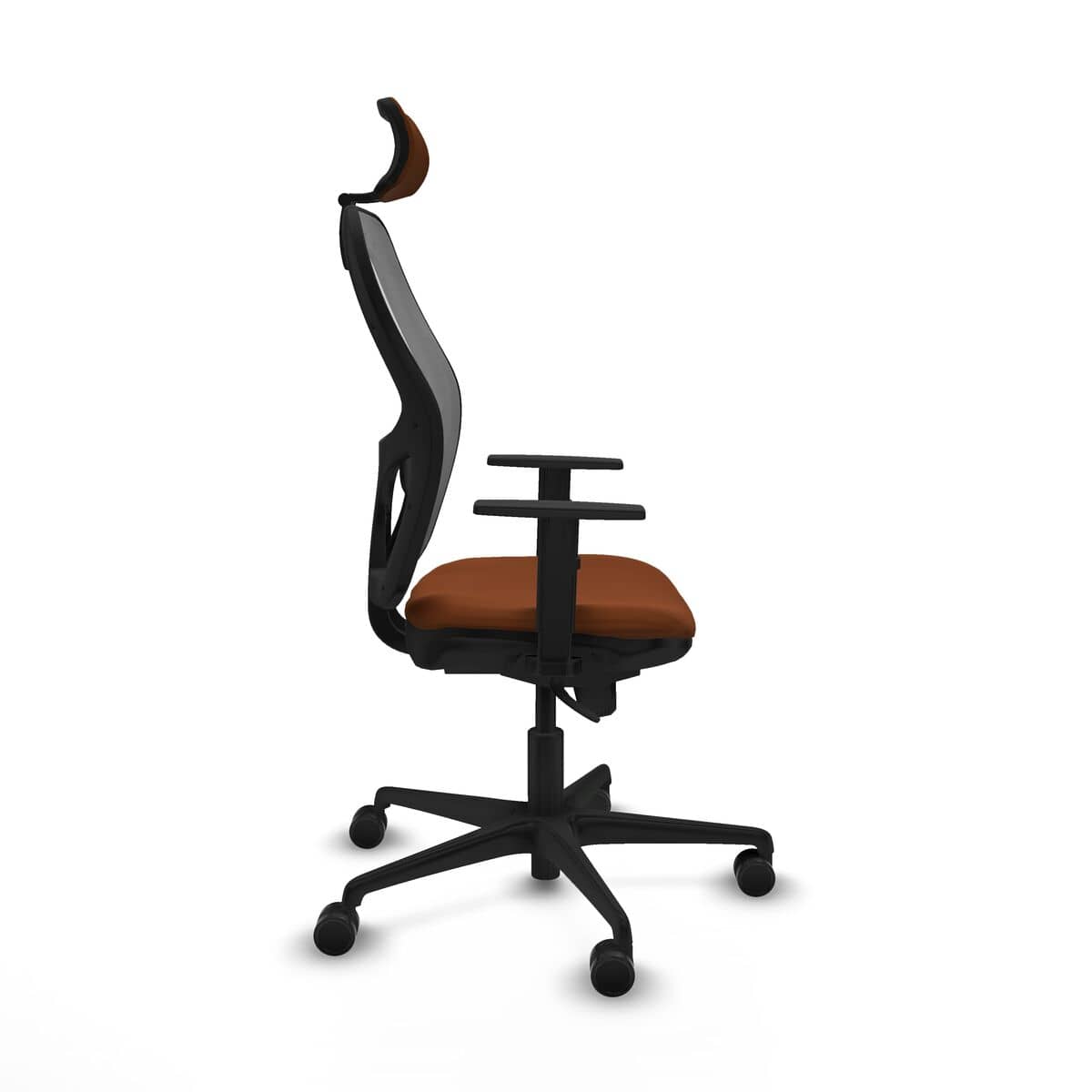 Silla de Oficina Piqueras y Crespo 1D036N2 Marrón Gris