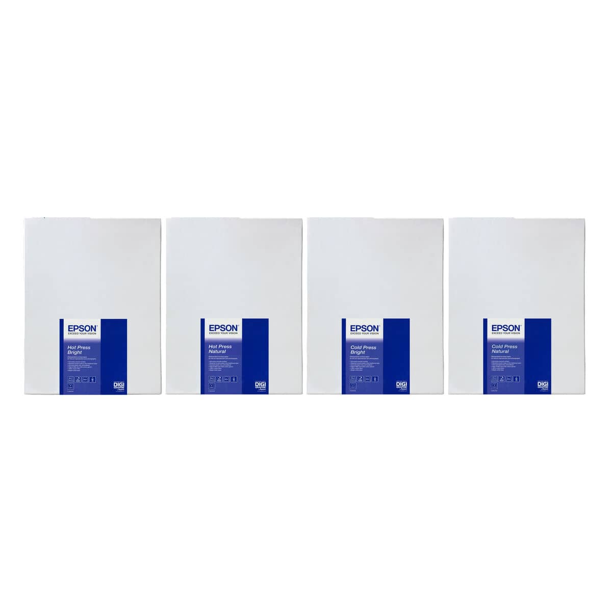 Papel de acuarela Epson GF Papel Artístico Cold Press Bright Blanco