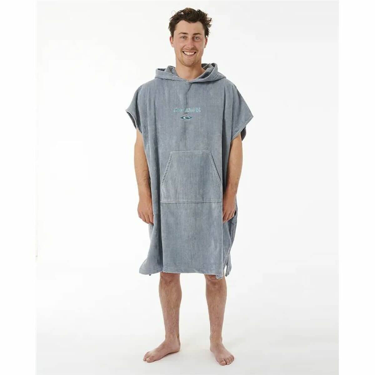 Poncho-Toalla con Capucha Rip Curl Logo Azul