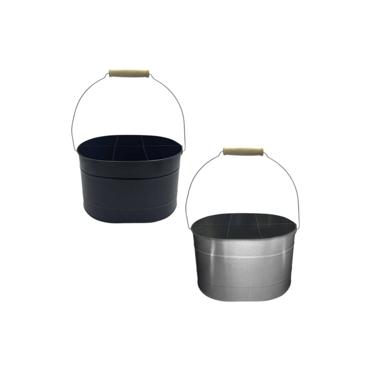 Cesta Multiusos My Bar Metal 24,5 x 18 x 15 cm (6 Unidades)