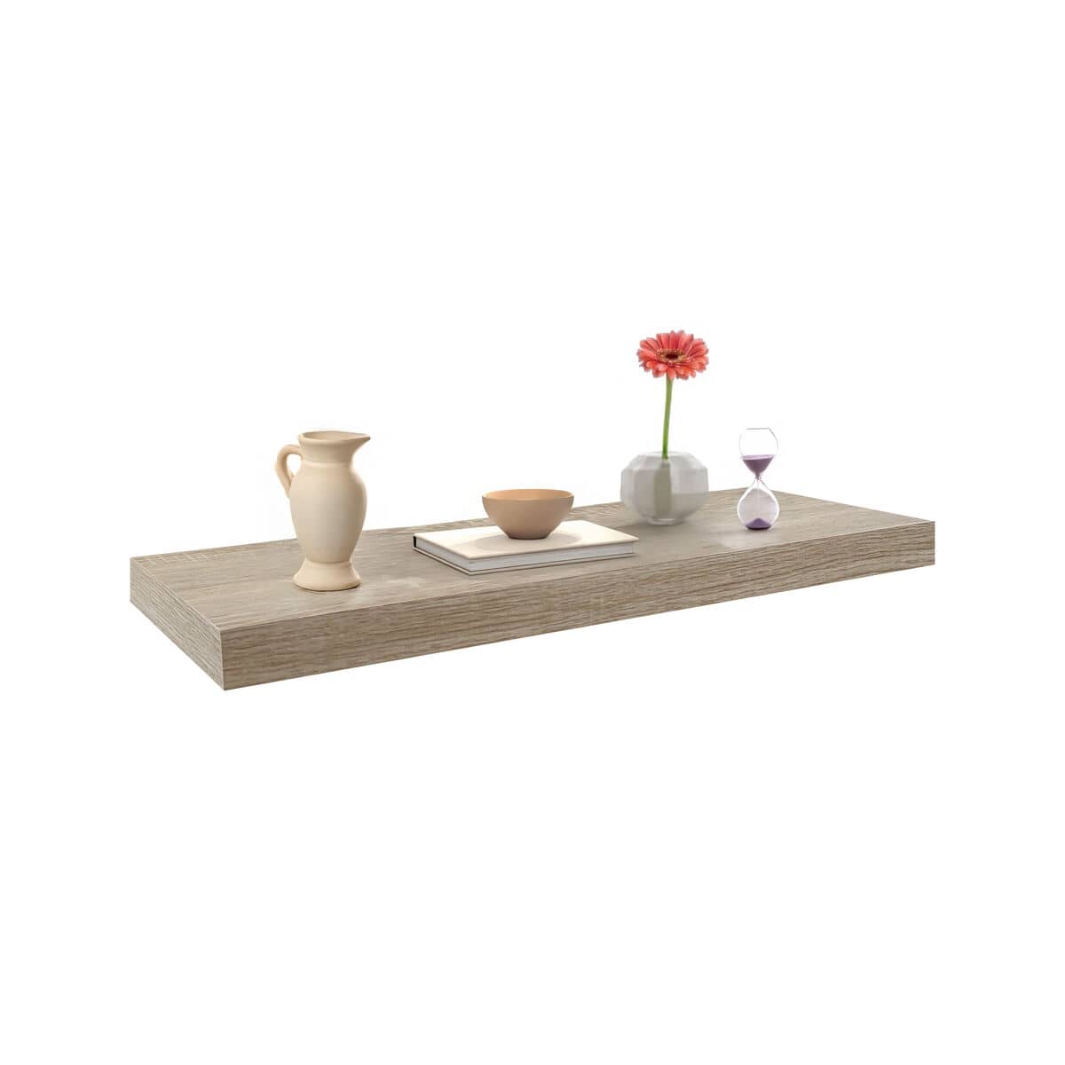 Estante MobleKit Roble Madera 60 x 23,5 x 3,8 cm (6 Unidades)