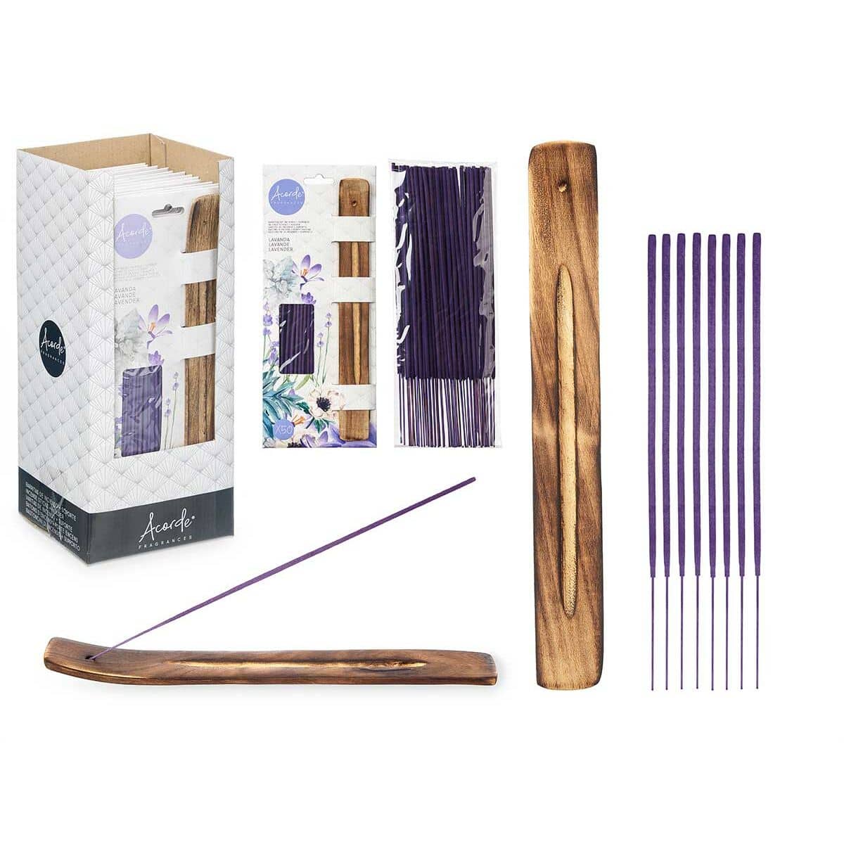 Set de incienso Acorde 50 Piezas (12 Unidades)